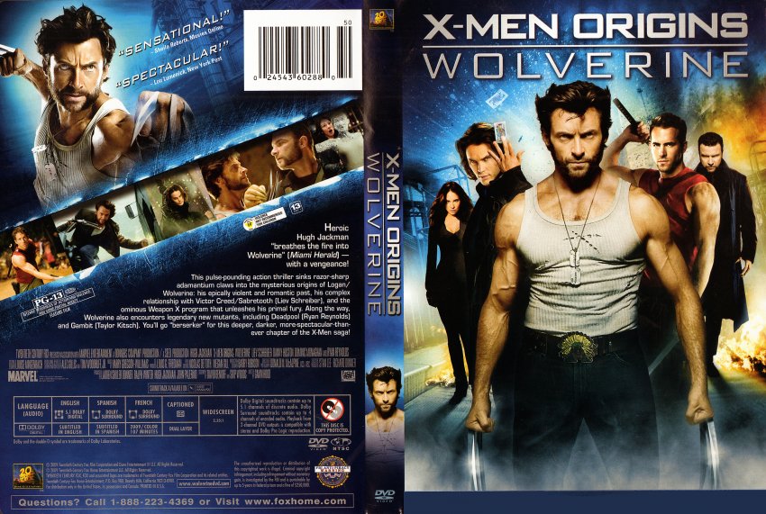 X-Men Origins: Wolverine DVD 2009: Amazoncouk: Hugh