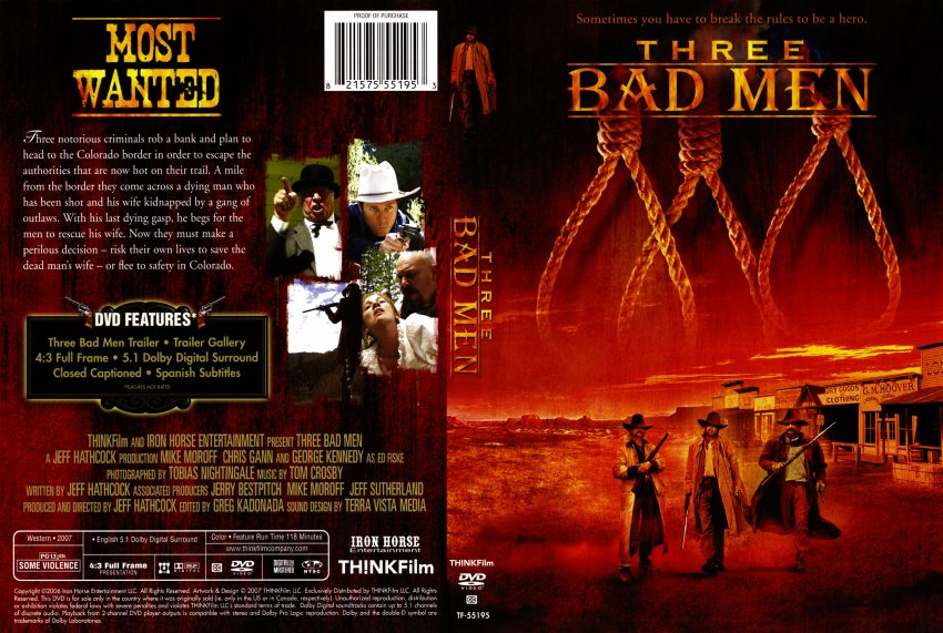 Three Bad Men movie