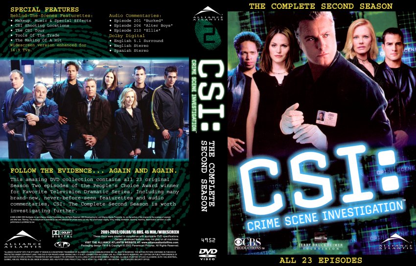 Csi Ny Season 4 Dvd Cover