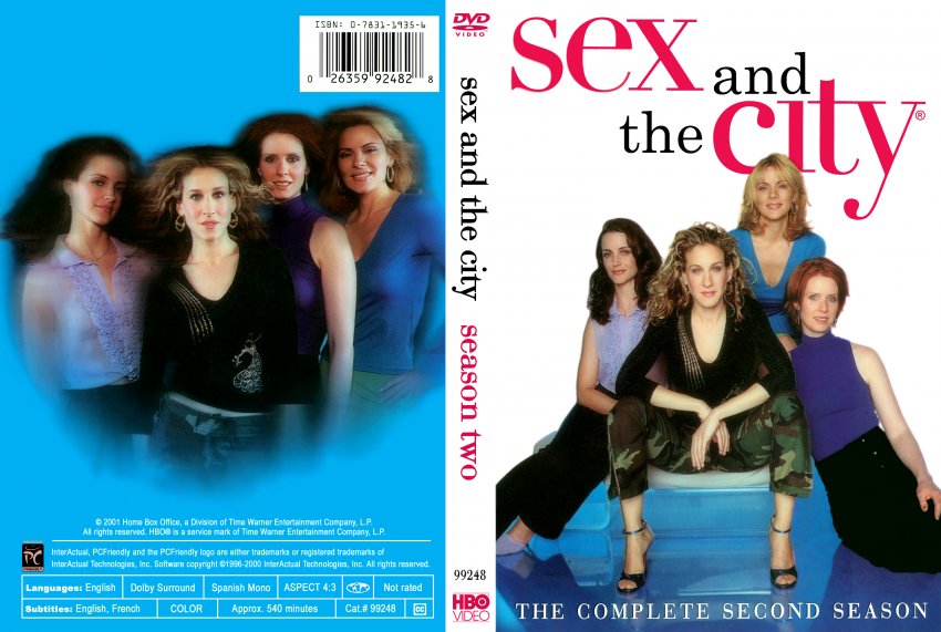 Sex And The City The Complete Second Season Tv Dvd Custom Covers 