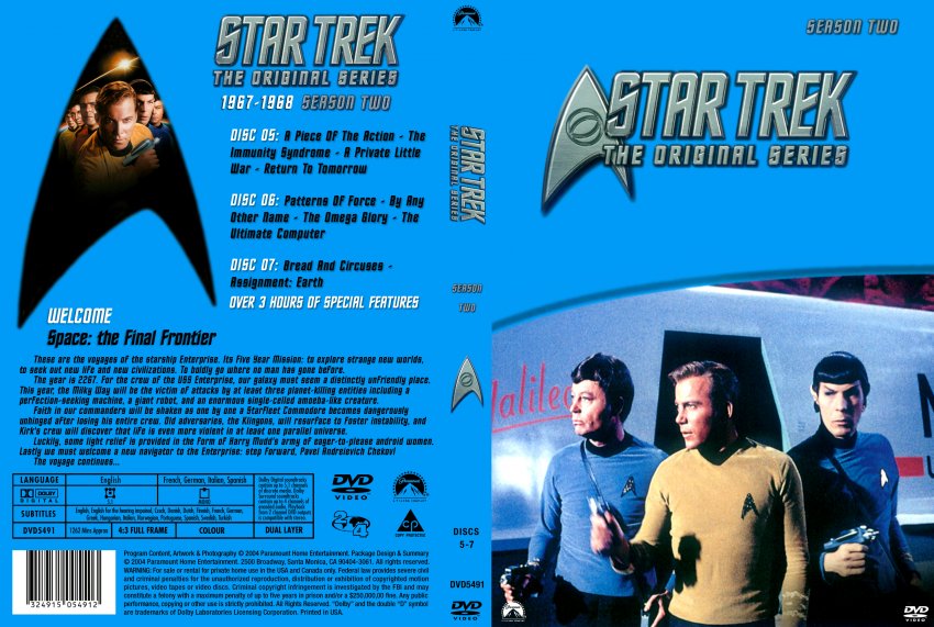 Star Trek - Original Series - Season Two - Discs 5 - 7