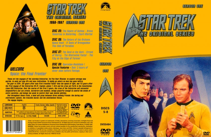 Star Trek - Original Series - Season One - Discs 5-8