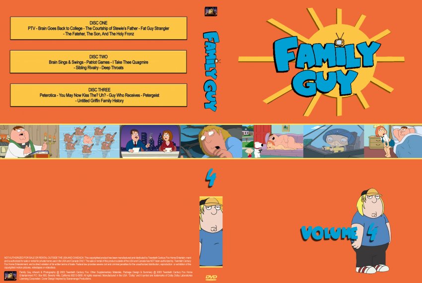Family Guy Volume 4 - TV Cartoon Collection