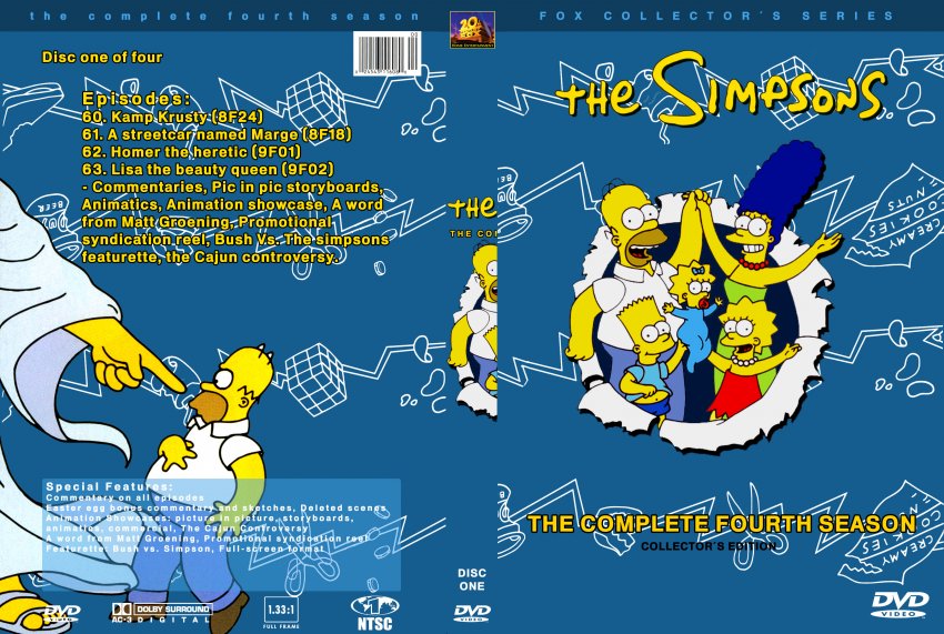 Simpsons Season 4 Disc 1