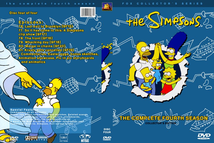 Simpsons Season 4 Disc 4