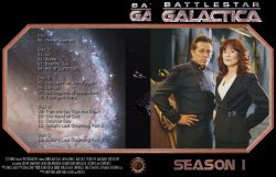 Balltestar Galactica Season 1 with spanning Galactica