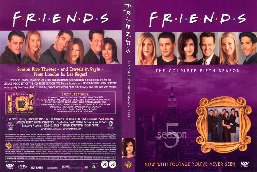 Friends Season 5 Disc 1 & 2 Custom
