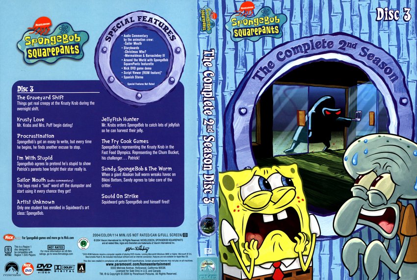 SpongeBob Squarepants: Complete 2nd Season, Disc 3