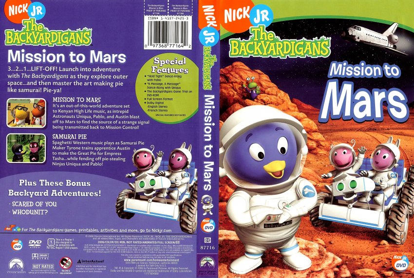 The backyardigans games mission to mars