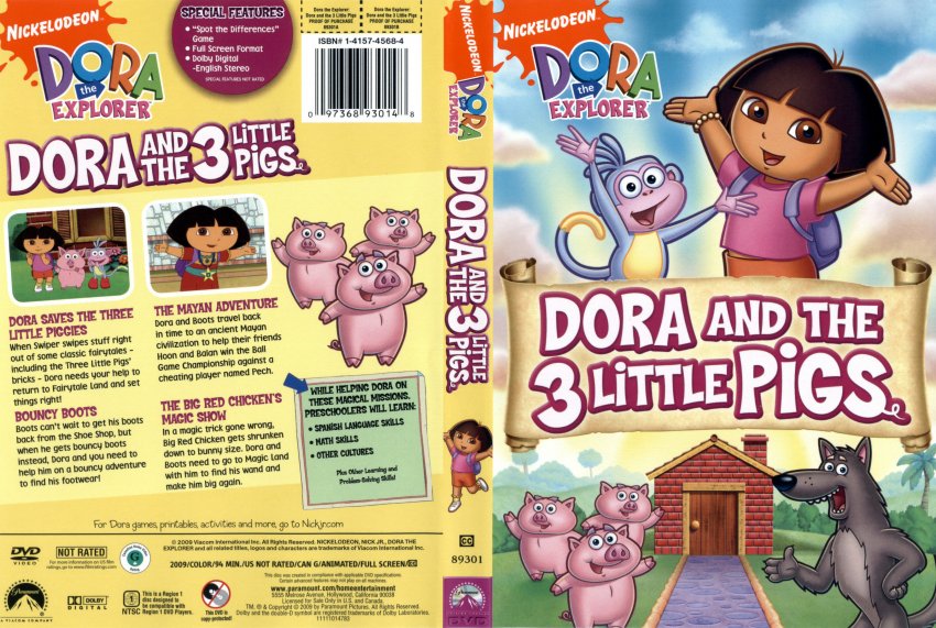 Dora and the 3 Little Pigs