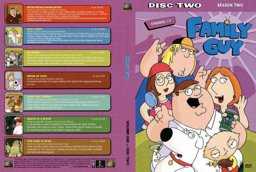 Family Guy Season 2 Disc 1