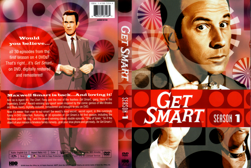 Get Smart Season 1 - TV DVD Scanned Covers - get smart season 1 front
