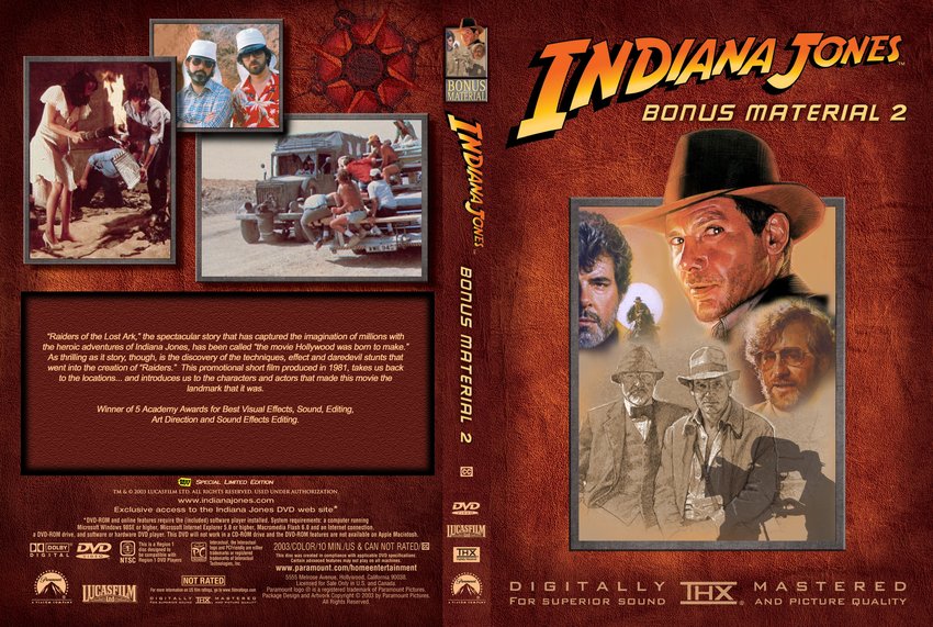 Amazoncom: Indiana Jones Bonus material DVD: Harrison
