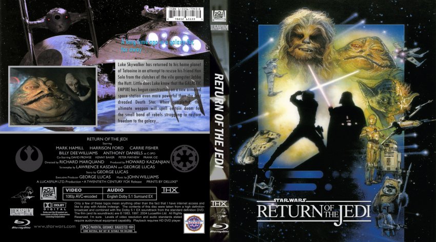 Star Wars Return Of The Jedi Dvd Cover. Star Wars Return Of The jedi