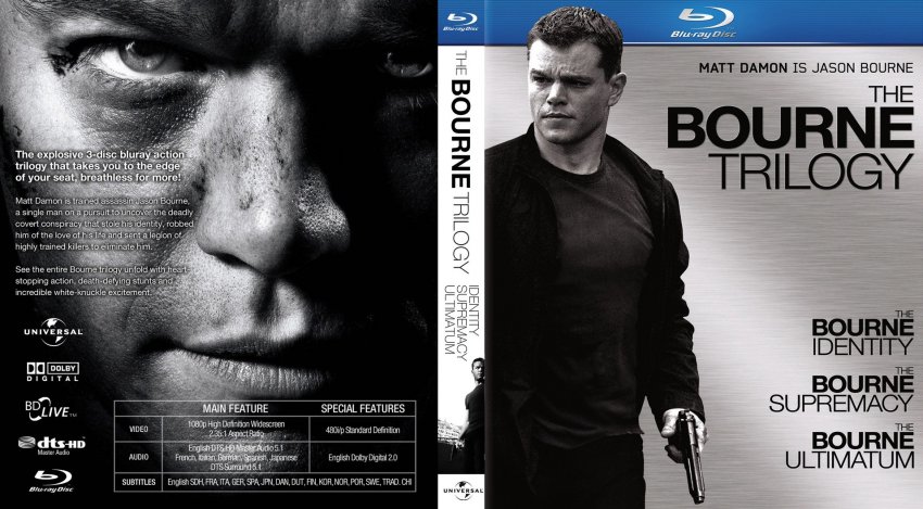 The Ultimate Bourne Collection Blu-ray - Amazoncouk