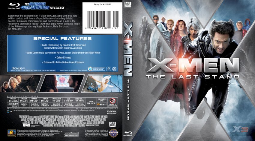 X Men Last Stand DVD
