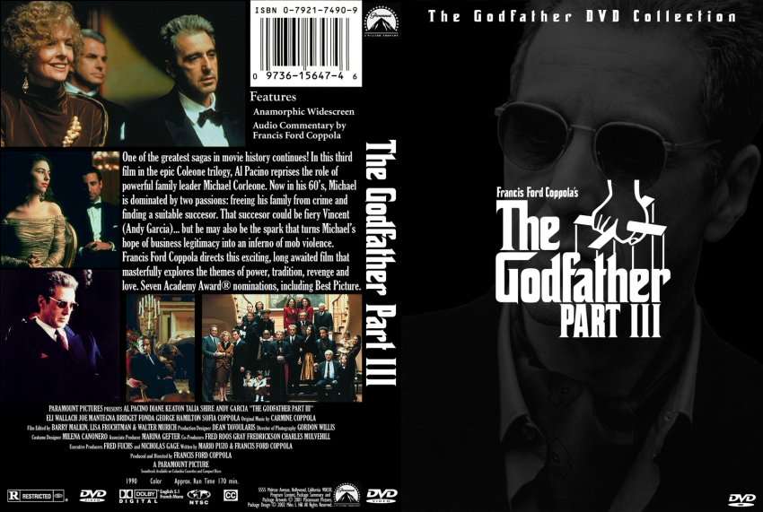 The Godfather part 3 - Movie DVD Custom Covers