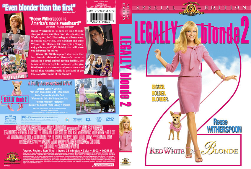 Legally Blonde Dvd Cover 16