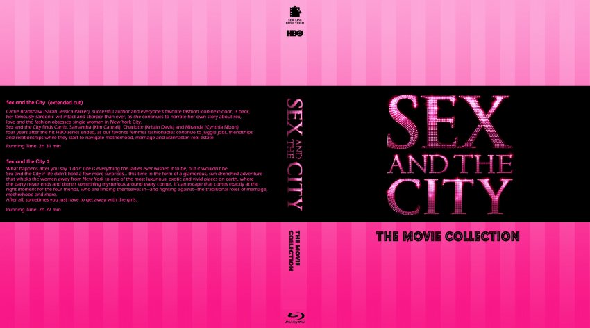 Sex And The City The Movie Collection Movie Blu Ray Custom Covers