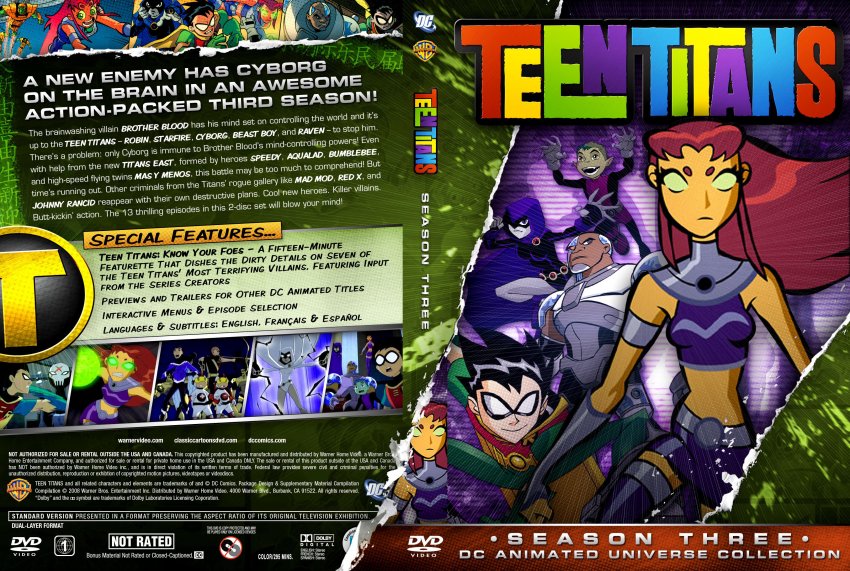 Teen Titans Dvd 3