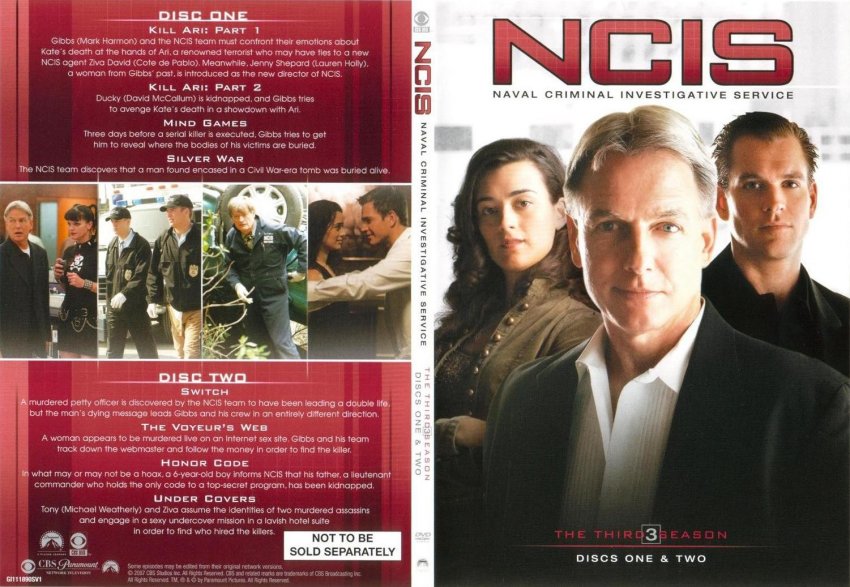 NCIS Thinpack Season 3 Disc 1 and 2
