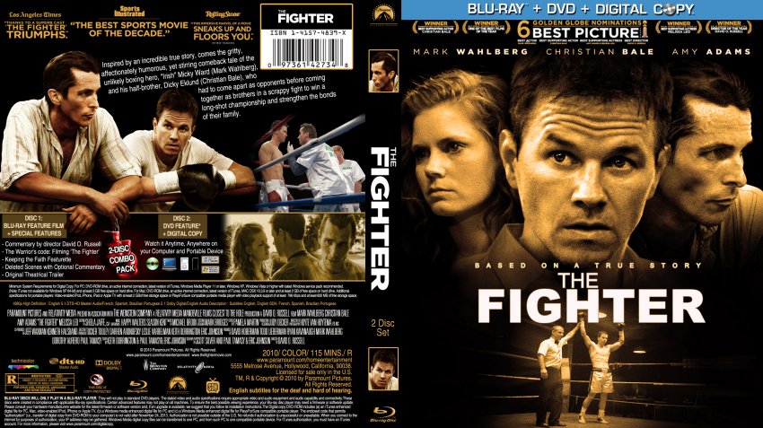 The Fighter - Movie Blu-Ray Custom Covers - The Fighter Blu ray Cover