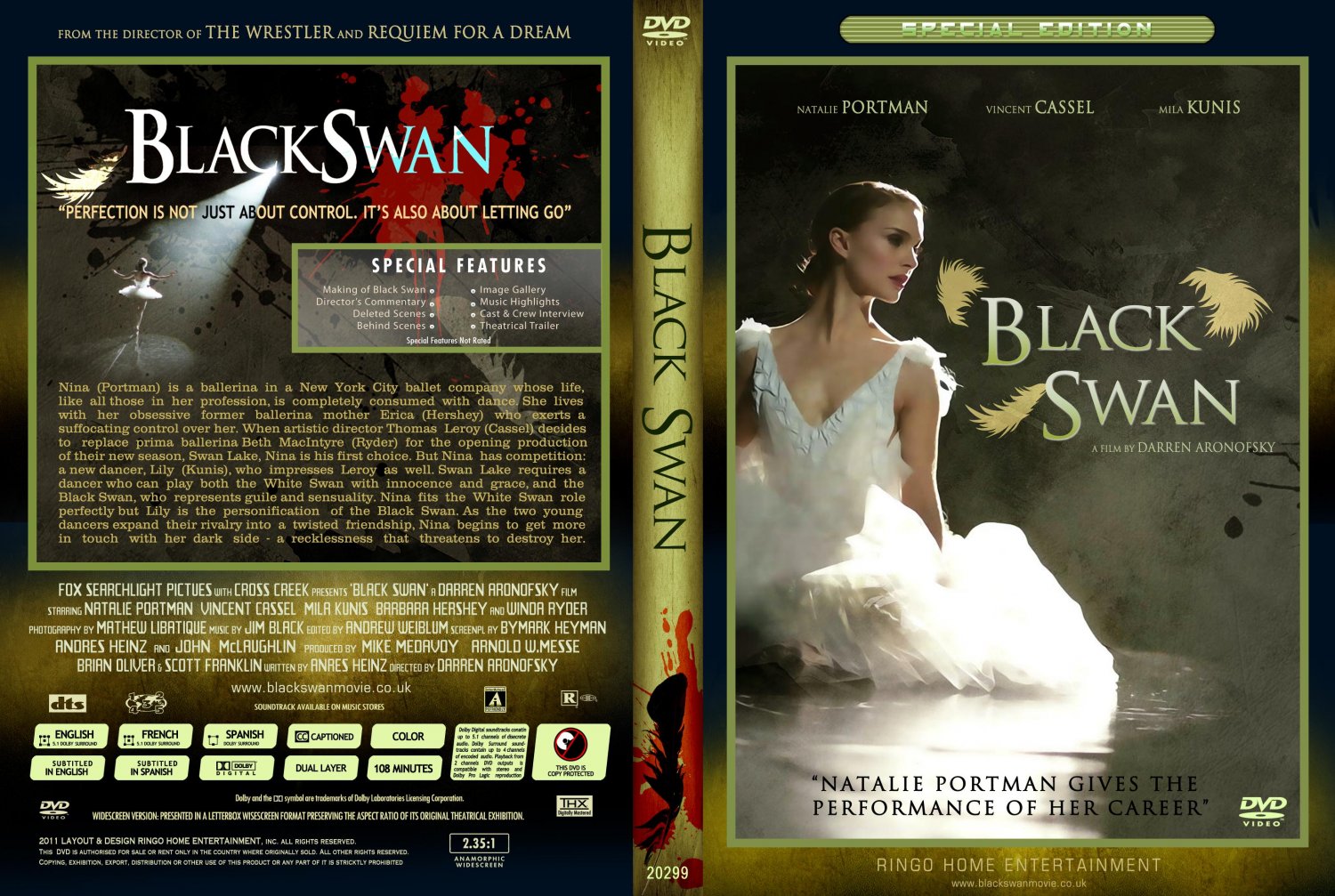 Copy of Black Swan DVD Cover 2014