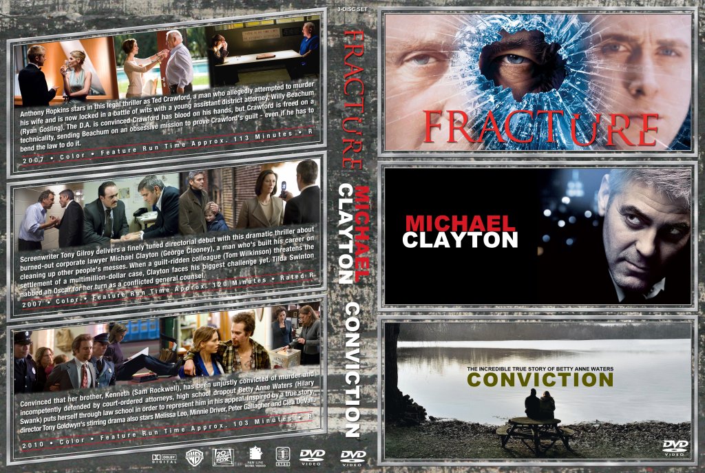 Fracture / Michael Clayton / Conviction Triple Feature
