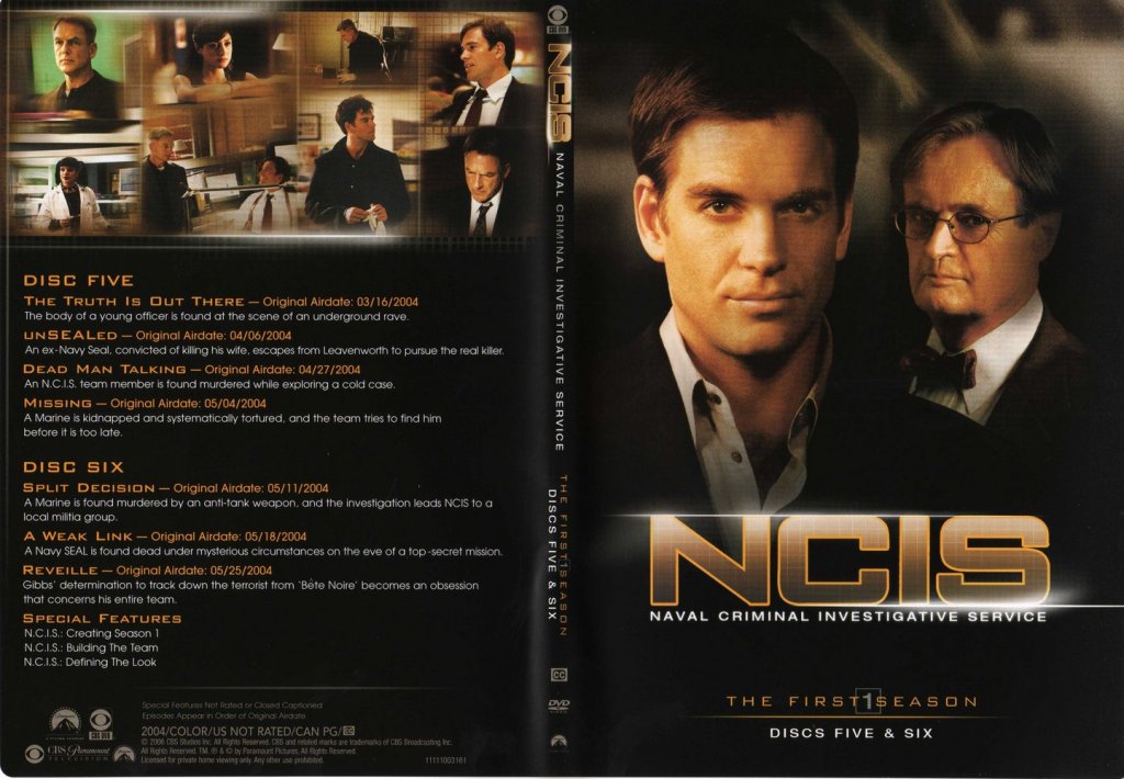 Ncis Season 1 Disc 5 And 6- cdcovers cc -front