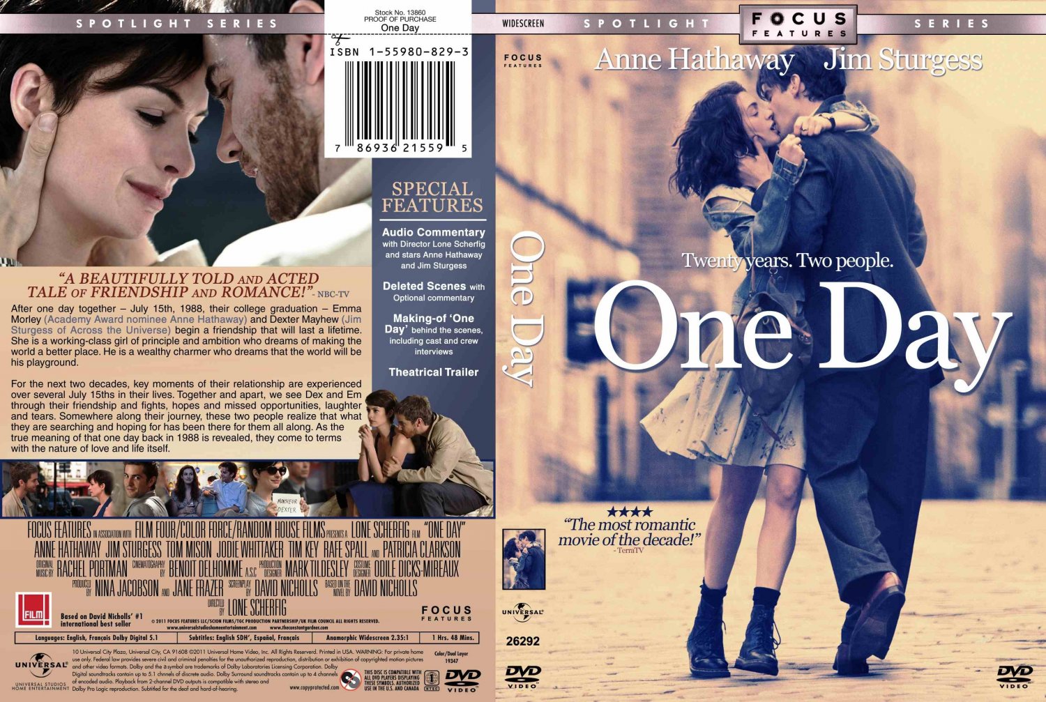 One Day  Movie DVD Custom Covers  one day :: DVD Covers