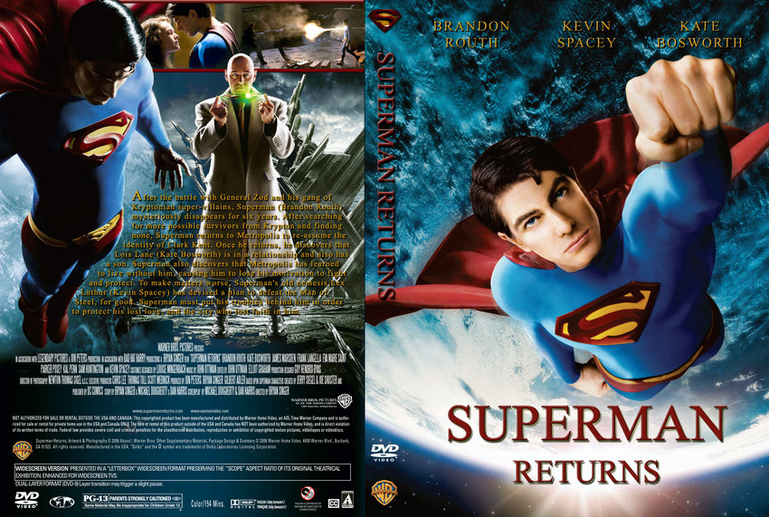 Superman Returns Movie DVD Custom Covers 2296Superman Returns DVD Covers