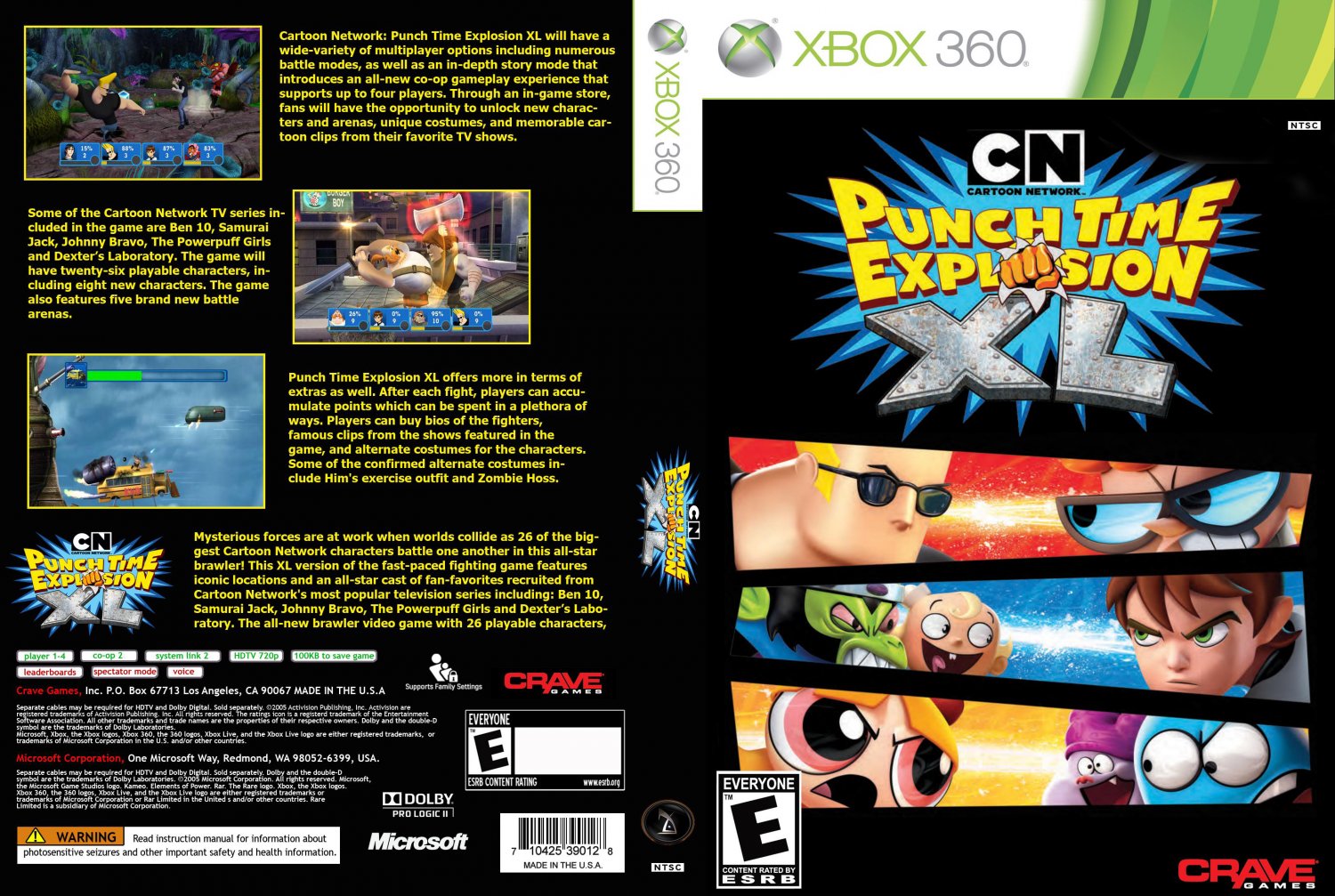 Cartoon Network Punch Time Explosion XL