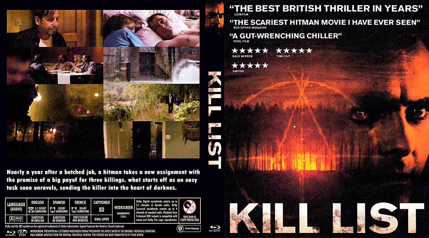 Kill List DVD Cover 2011