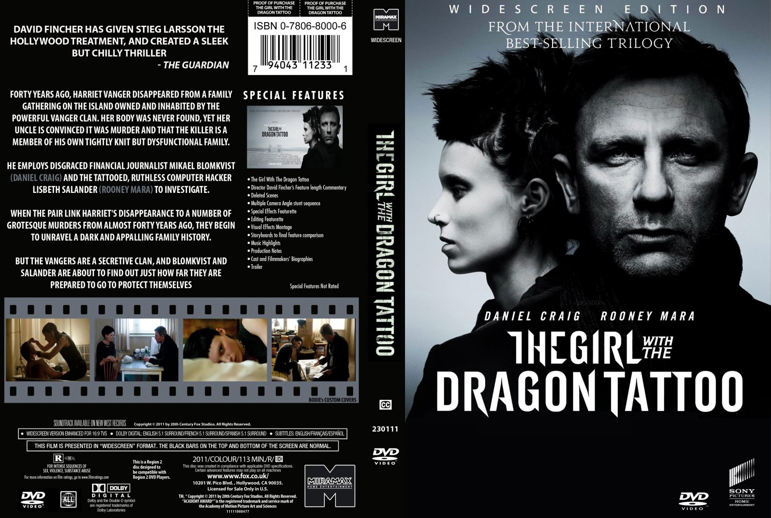 The Girl with the Dragon Tattoo 2010 DVD: Amazoncouk