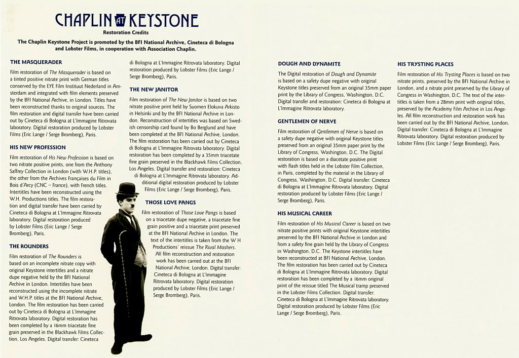 Chaplin At Keystone Disc 3