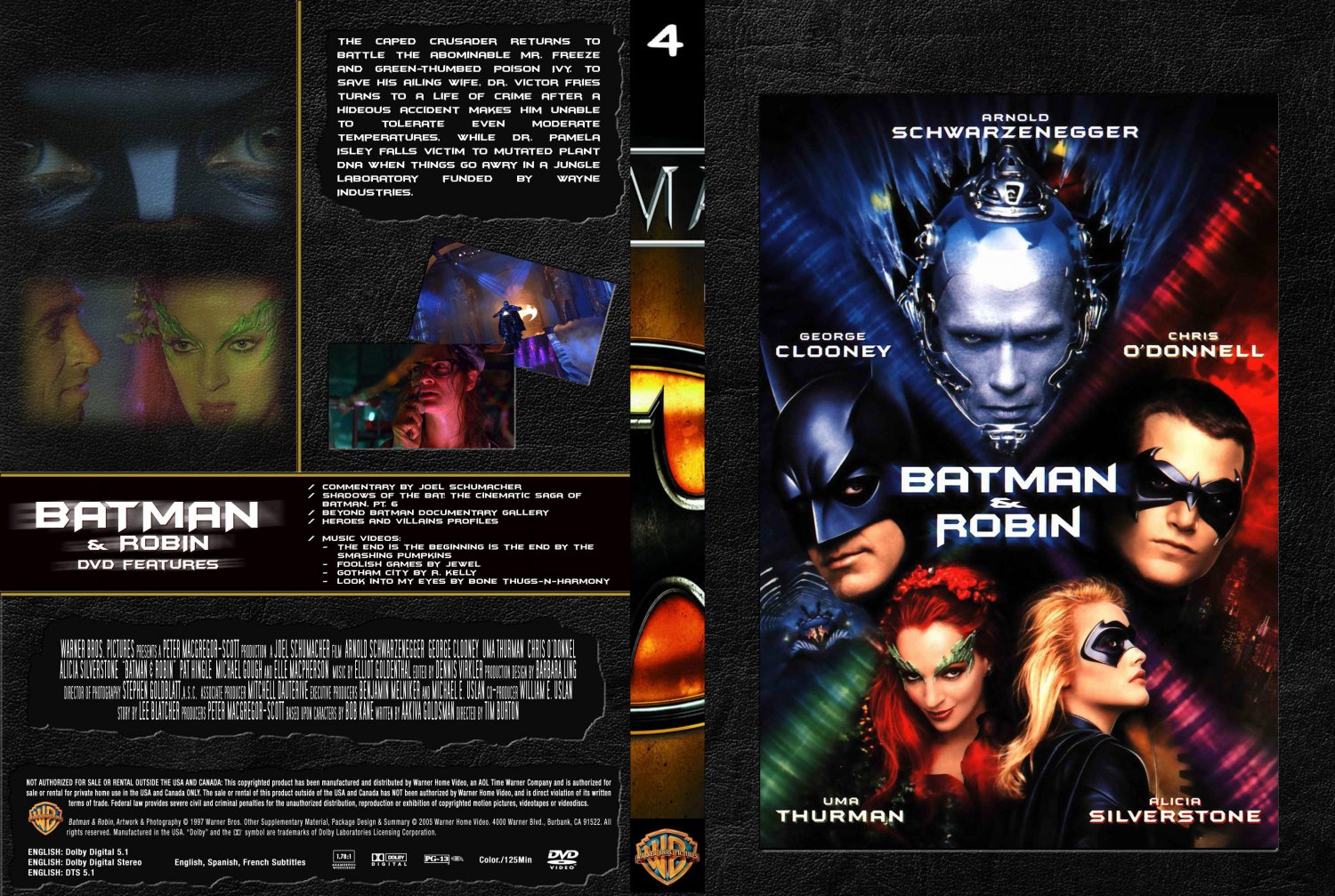 Batman And Robin DVD Cover
