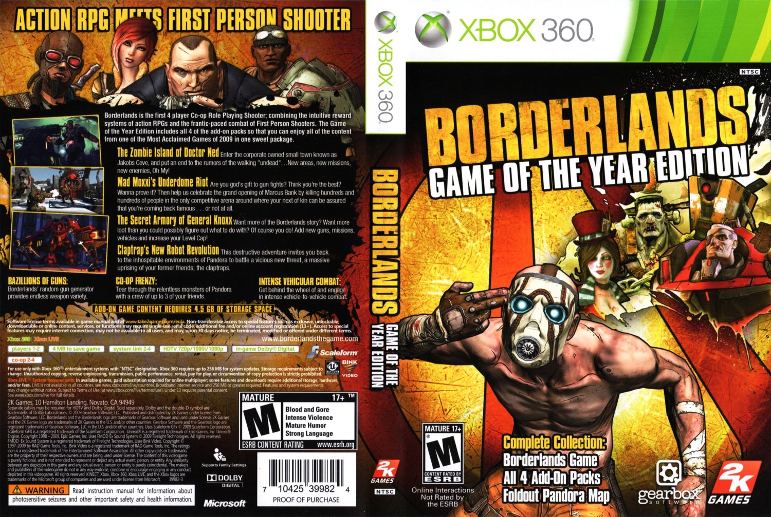 Borderlands Game of the Year Edition