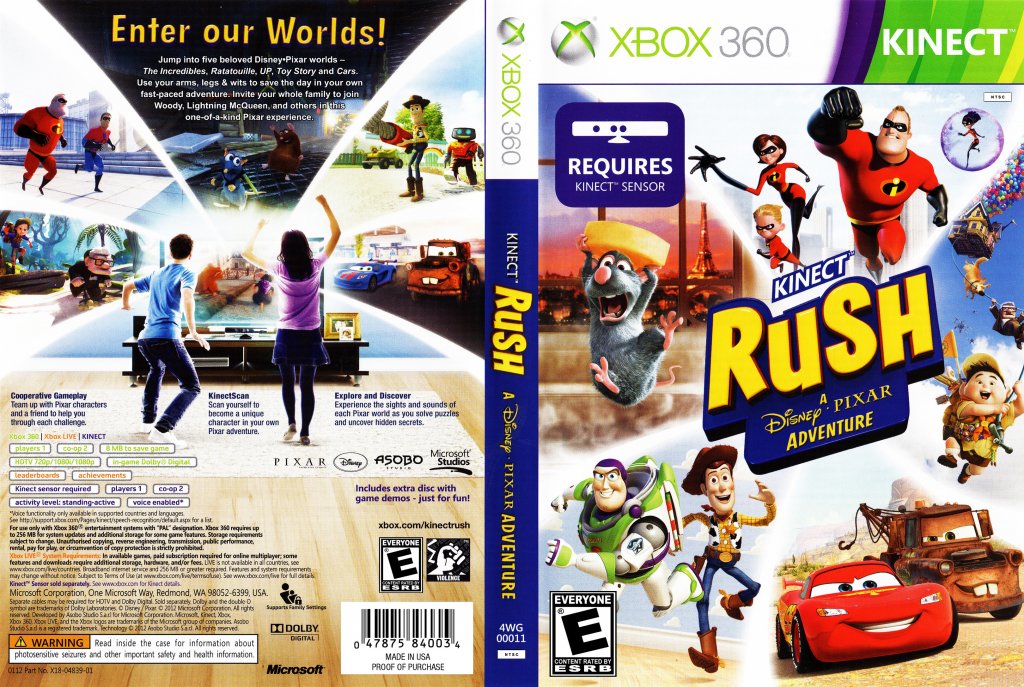Kinect Rush A Disney Pixar Adventure