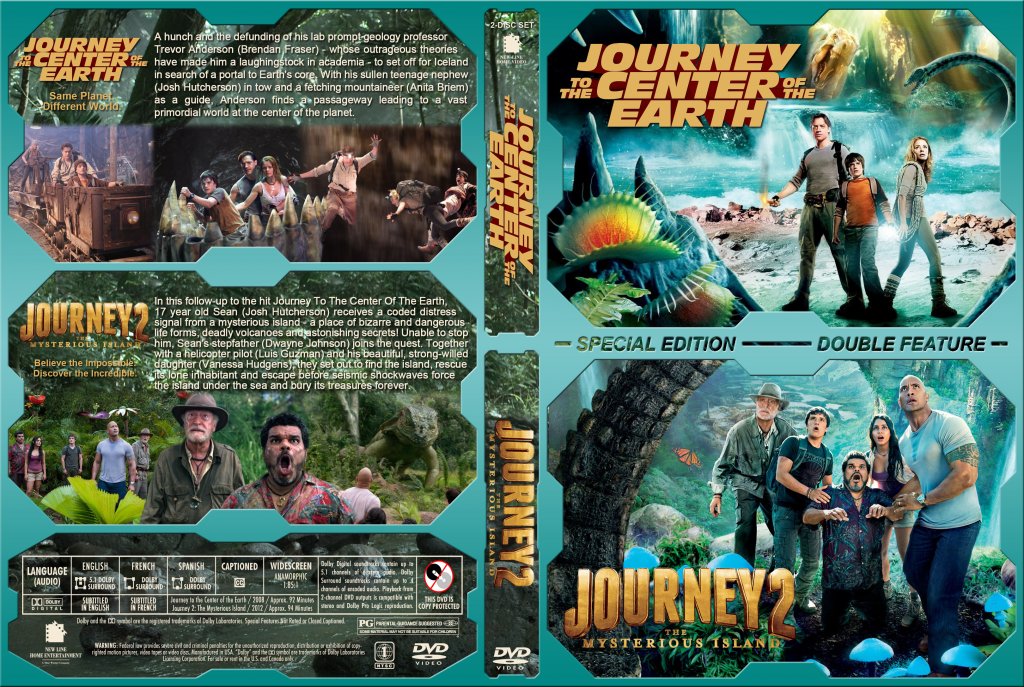 Journey To The Center Of The Earth / Journey 2 - The Mysterious Island Doub