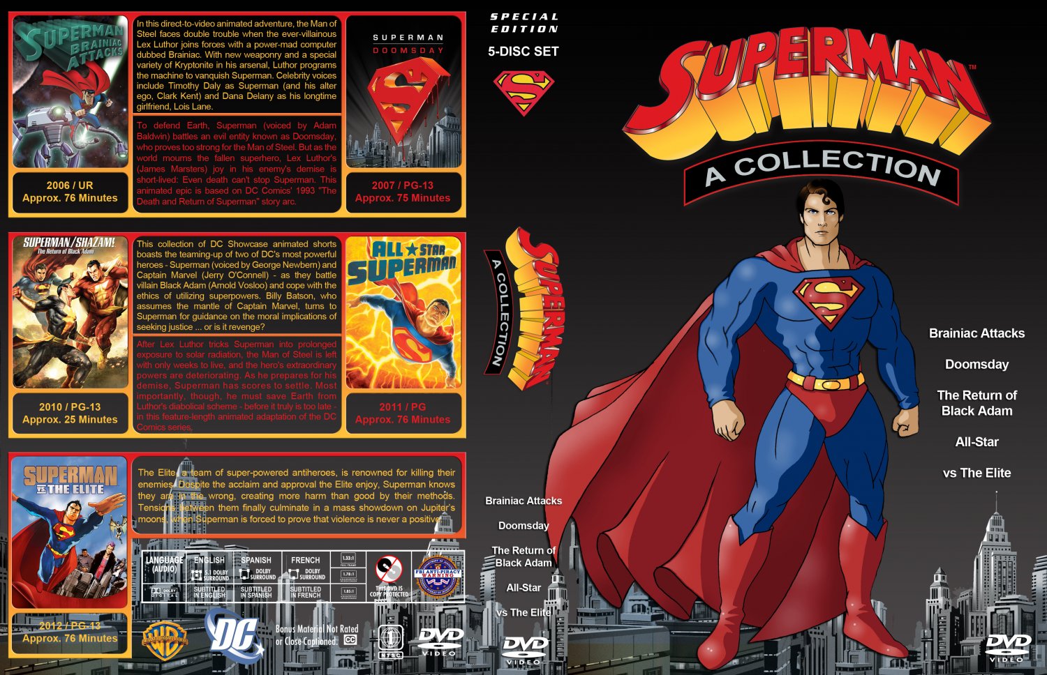 Superman Animated Movie Collection