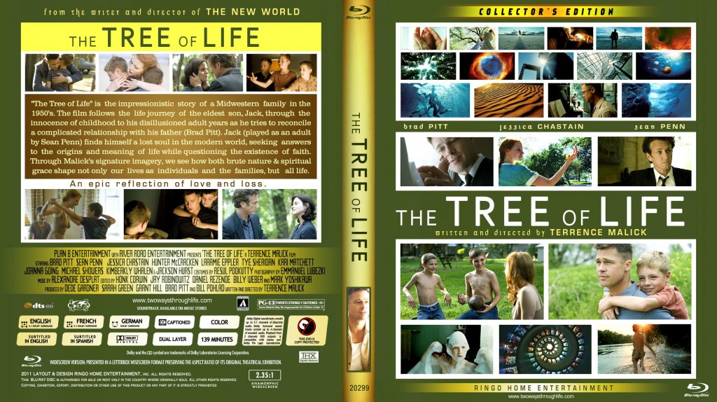 Copy of The Tree Of Life Blu-Ray Cover 2011