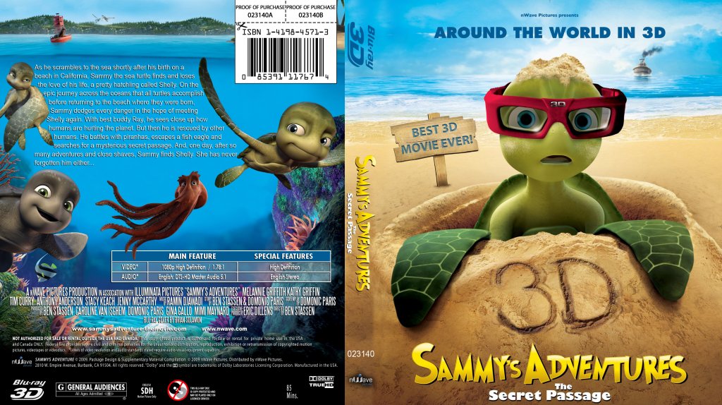 Sammys Adventures The Secret Passage 3D - Custom - Bluray