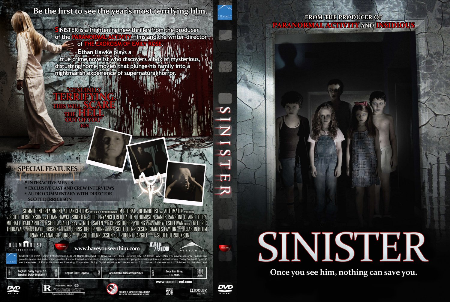 Sinister 2012 Dvd