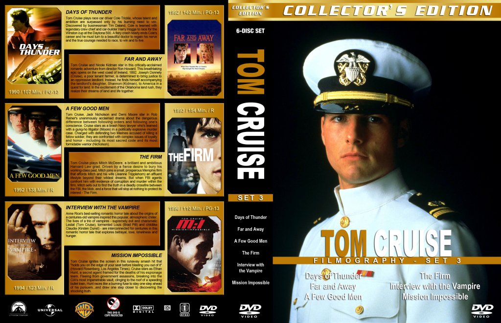 Tom Cruise Filmography - Set 3