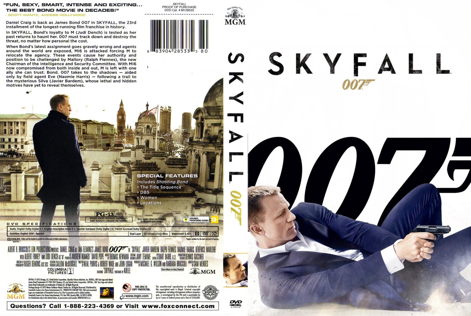 007 - Skyfall - Movie DVD Scanned Covers - 007 - Skyfall ...
 Skyfall Dvd Cover