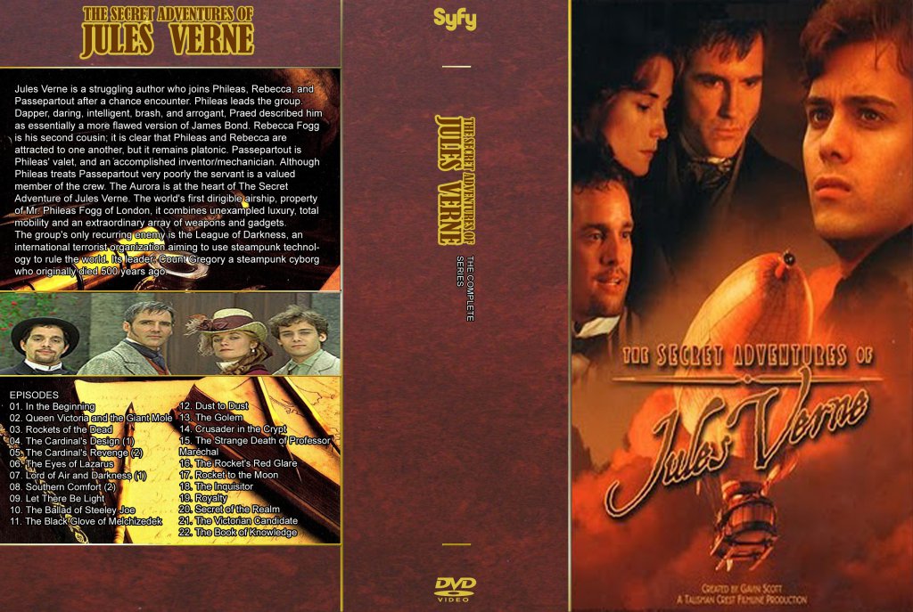 The Secret Adventures of Jules Verne DVD Cover