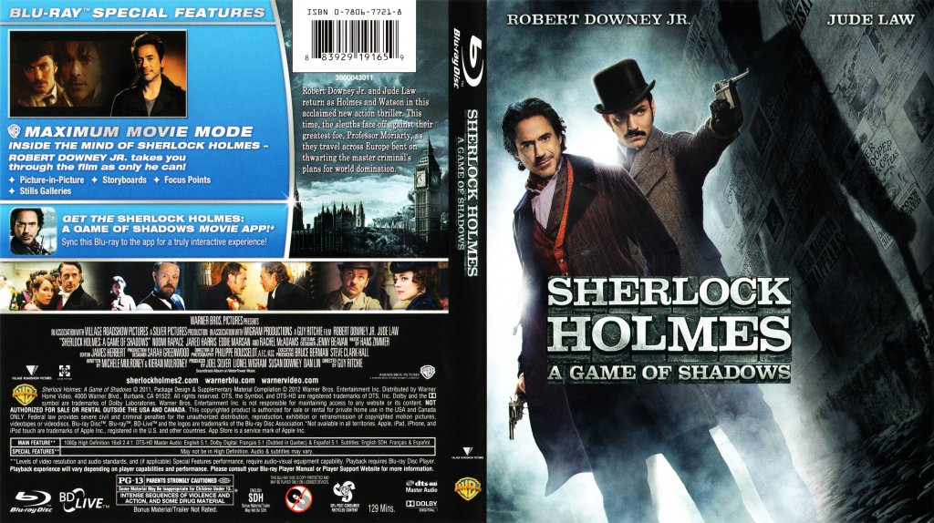 Sherlock Holmes A Game Of Shadows