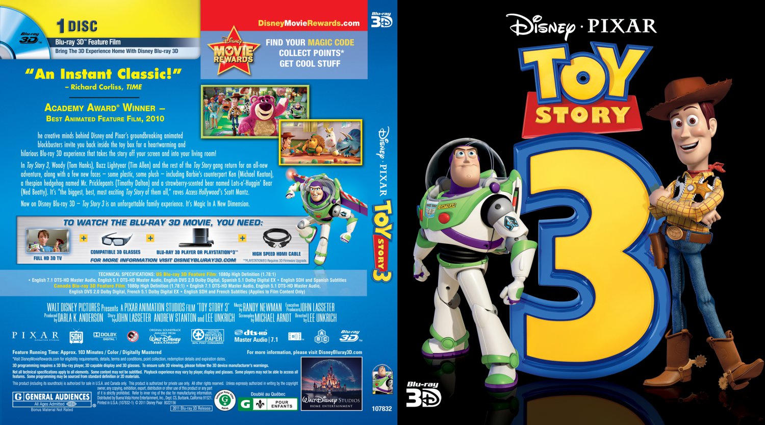 toy story 1 2 3 dvd