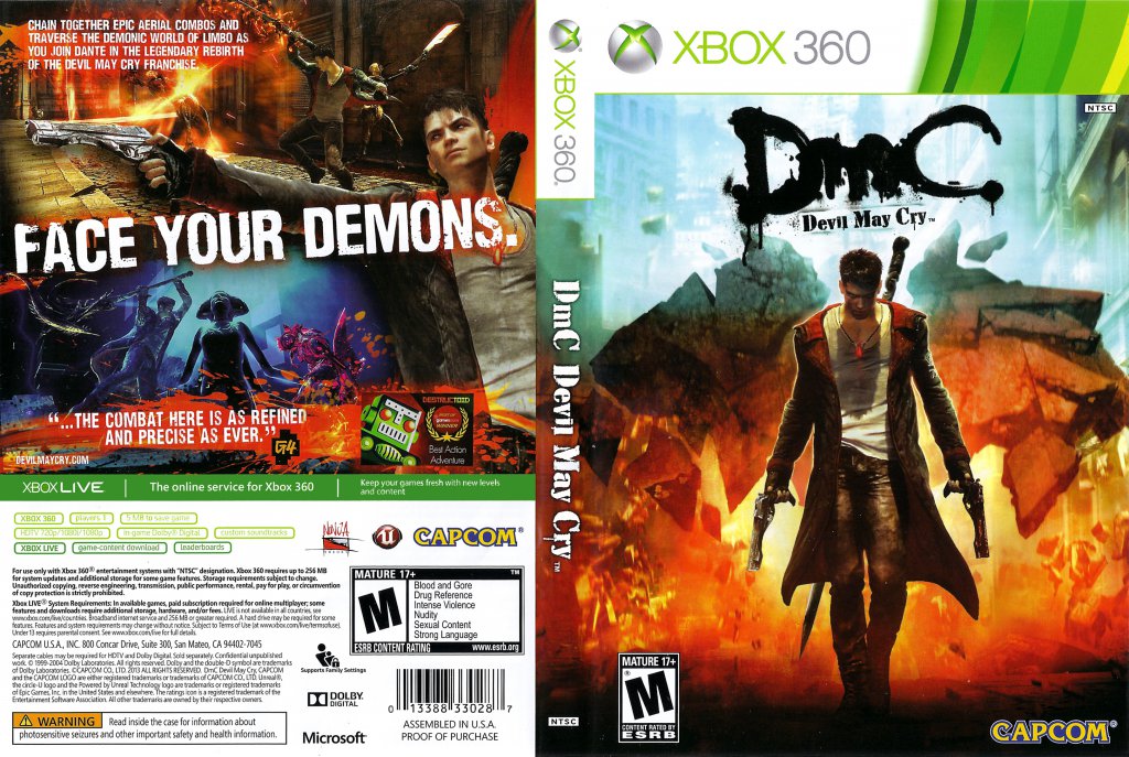 DMC Devil May Cry DVD NTSC f 