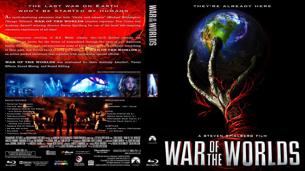 Amazoncom: War of the Worlds Blu-ray: Tom Cruise